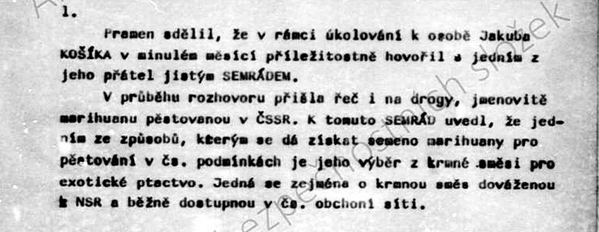 Martin Semrád, krycí jméno PEDAGOG –registrační číslo 41236, číslo svazku 786942, Zdroj: ABS